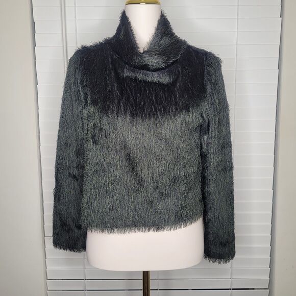 Vintage 90's Y2K Shaggy‎ Furry Faux Mohair Gremlincore Goblincore Sweater Medium - Picture 1 of 6